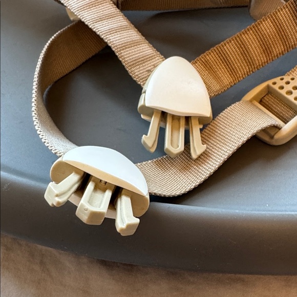 STOKKE Tripp Trapp Grey Baby Set with Tray & Straps High Chair Gray Infant Seat - Picture 16 of 16